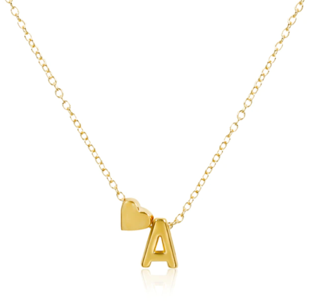 Stainless Dainty Gold Personal Letter Initial An image
