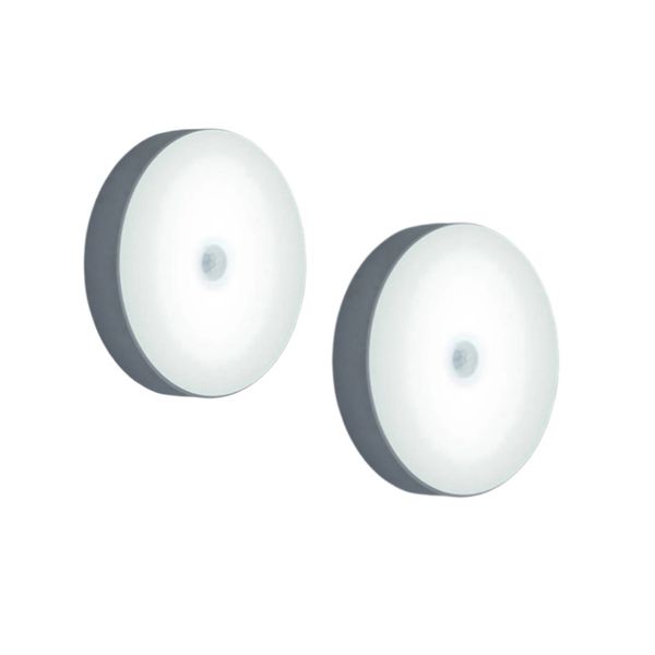 LED Smart Sensor Night Lights With USB Charging And Magnetic Suction, 2 Pcs