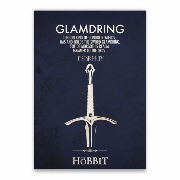 Glamdring Sword Poster - A1 | Shop Today. Get it Tomorrow