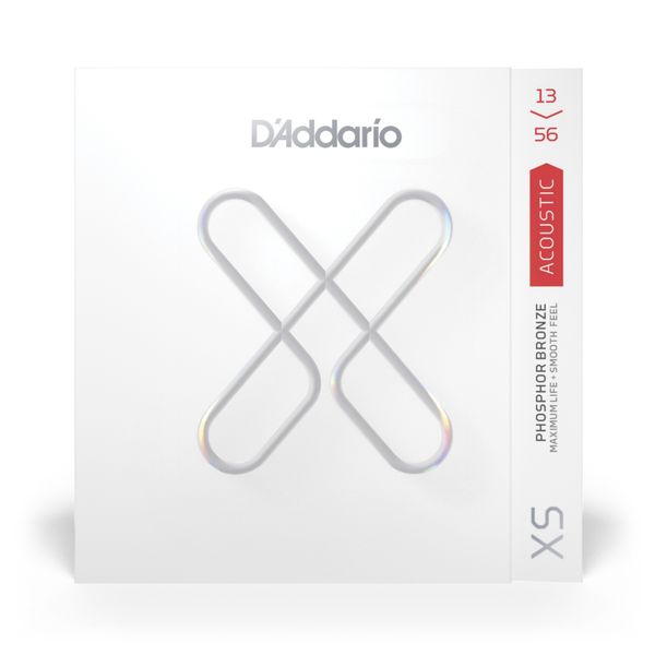 D’Addario XSAPB1356 Medium Phosphor Bronze Coated Guitar Strings
