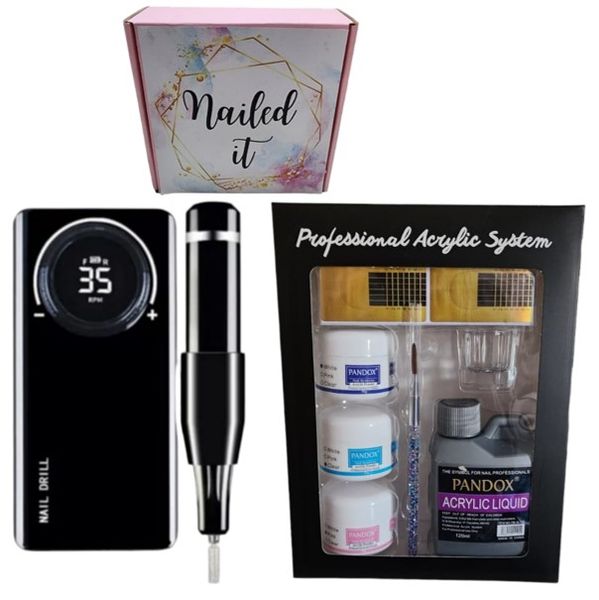 Nailed It Professional Acrylic System with Rechargeable Drill