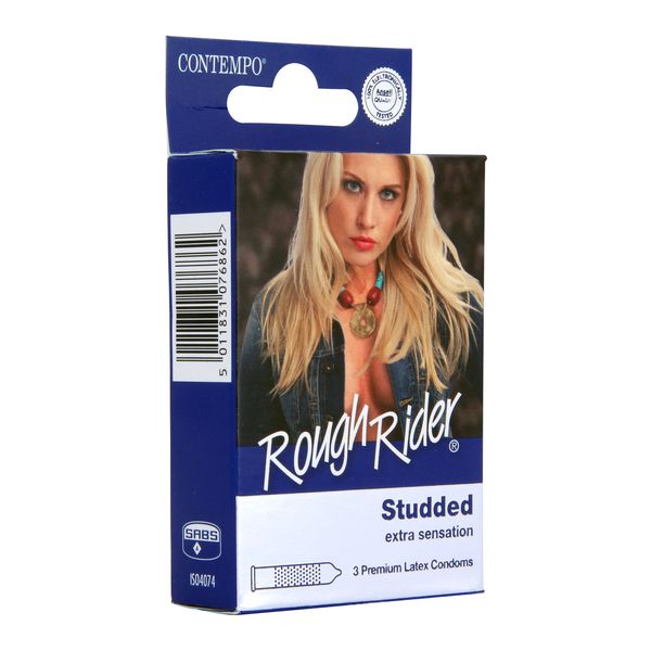 Contempo Rough Rider Studded Extra Sensation - 6 x 3’s