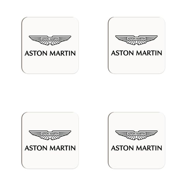 Aston Martin Emblem Coasters - Set of 4