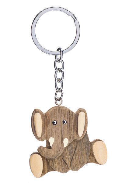 Africa's Legends - Large Keyring With Elephant Theme - Baobab Range