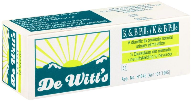 De Witt's K&amp;B Pills 16s X2