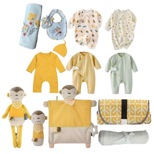 Baby Hamper Gift Set Yellow and White
