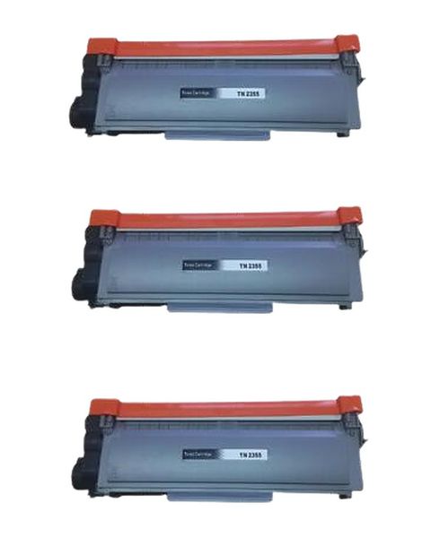 Toner Cartridge Compatible Brother x3 TN-2355 / 2355 and 1 Pack Laser Paper