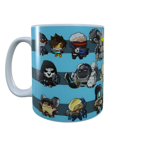 Overwatch Heroes Pop Art - Overwatch Coffee Mug