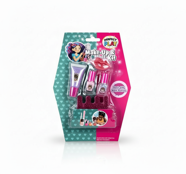 Creative Kids Makeup Set - 5 Piece Pretend Play Accessories