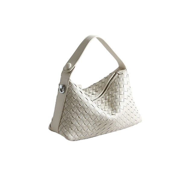 Woven Leather Shoulder Bag Women Handbag Spring Summer Small Crossbody