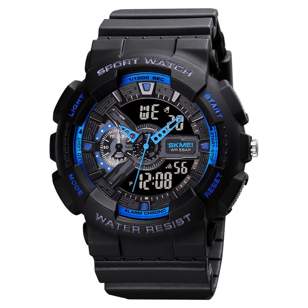 Skmei 1688 Digital Sports Water Resistant Watch - Blue