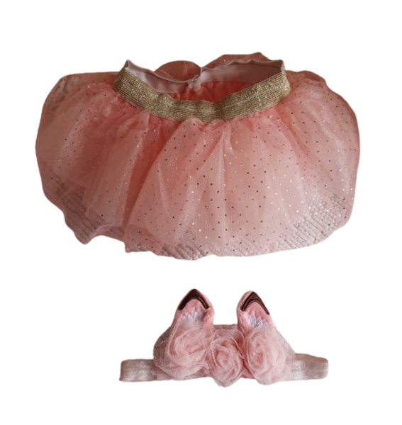 Baby Girl Tutu set with Headband Pretty Pink