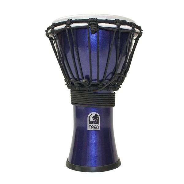 Toca Freestyle Colorsound 7" Synthetic Djembe - Metallic Indigo