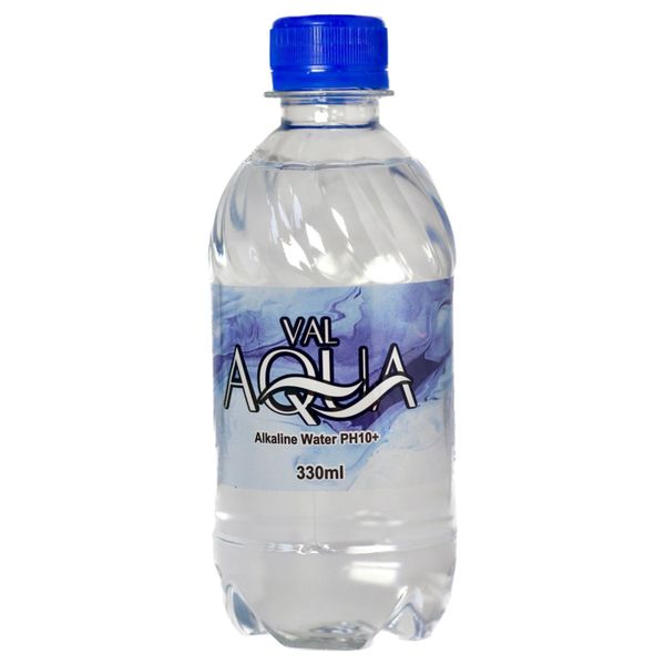 Val Aqua Alkaline Ph10 Plus Water - 24 x 330ml