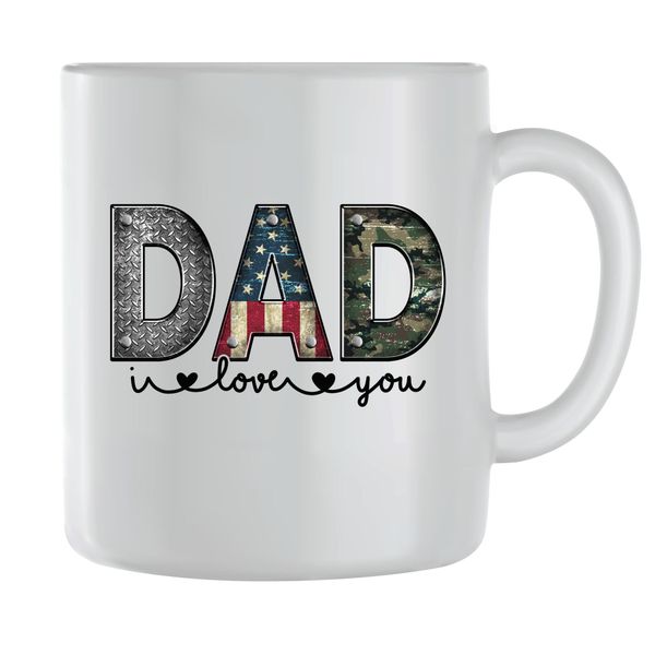Love You Coffee Mugs for Men Fathers Day Graphic Dad Saying Cup Present 179