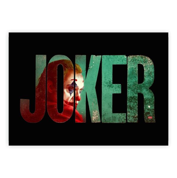 Joker Text Design- A1 Poster