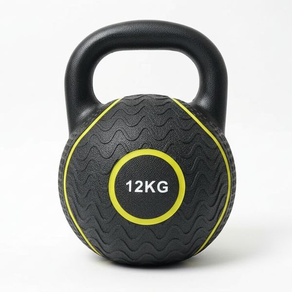 Matchu - Kettlebell - 12kg - Heavy Duty Rubber Kettlebell