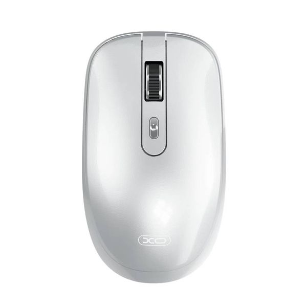 XO M11 Smart Wireless Mouse Silver Metallic Brushed Lacquer Process