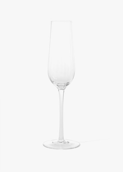 George &amp; Mason - Oslo Crystal Champagne Flutes - Set of 4