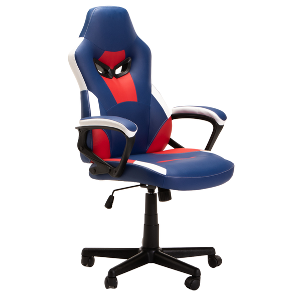 HIGHBACK GAMING CHAIR - Blue/Red/White