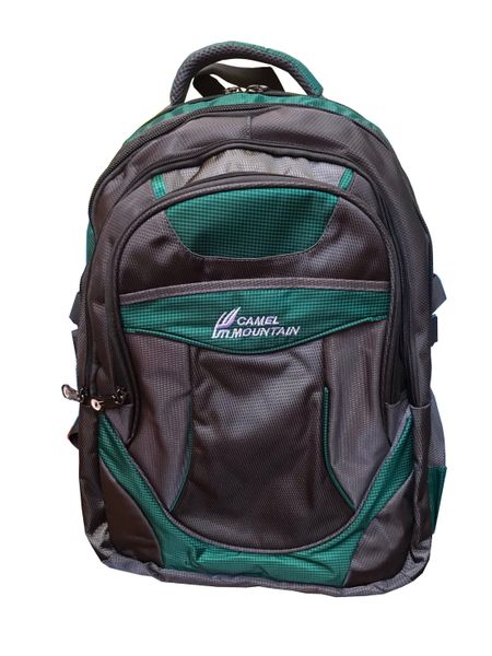 Camel Mountain Laptop Backpack - Green