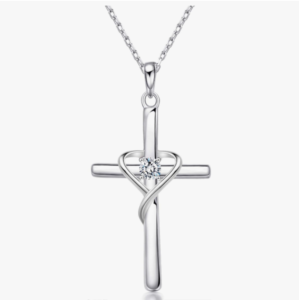 925 Sterling Silver Cross Necklace
