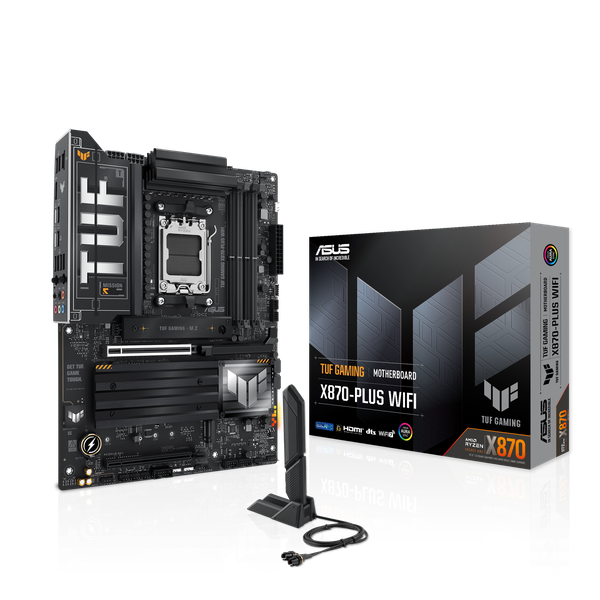 ASUS TUF GAMING X870-PLUS WIFI AMD Socket AM5 ATX Motherboard