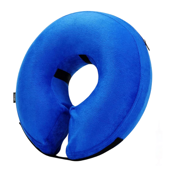 Inflatable Pet Collar Soft Recovery for Dogs &amp; Cats - 38-50cm - Blue