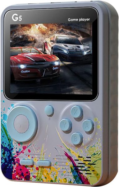 3'' Handheld Retro Game Console 500 Preloaded Games Rechargeable Battery