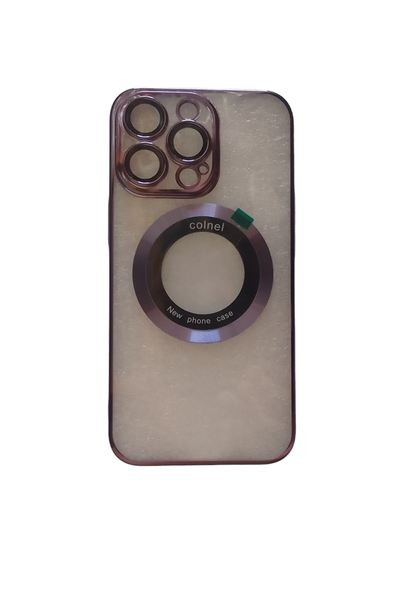 Clear Silicone - MagSafe - Cover for iPhone 13 Pro with lens protector