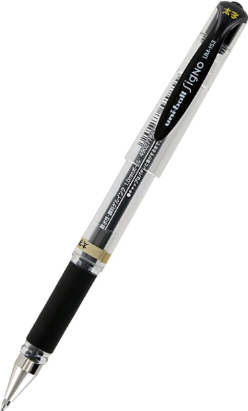 Uniball - Signo Capped Rollerball Pen Liquid Gel Ink 1.0mm - Black