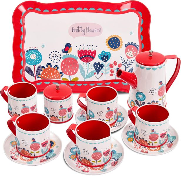 14 Piece Tea Sets for Children from 3 Year Old Girls
