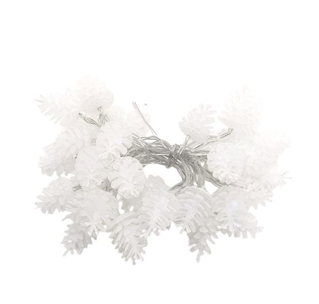 Indoor/Outdoor Christmas Pinecone Fairy String Light-Warm White ZYF-55-5M