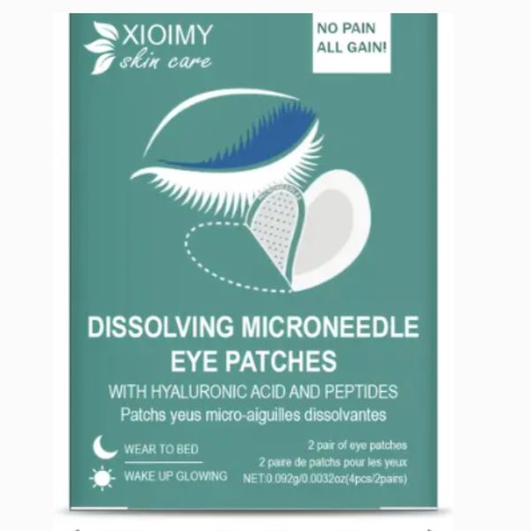 Xioimy Hyaluronic Acid Microneedle Eye Patches - 4 Pieces