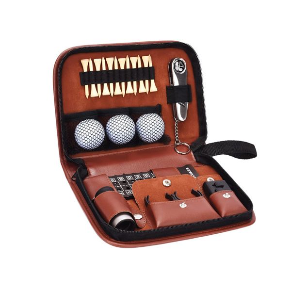 Golf Kit Bag - Golf Tool Bag - Golf Travel Bag - Golf Practice Bag - Brown