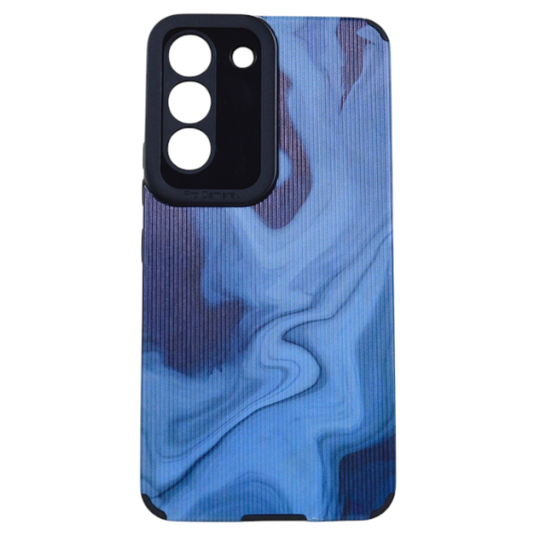 High Quality Tie Dye Design Phone Case For Samsung Galaxy S22 - Blue