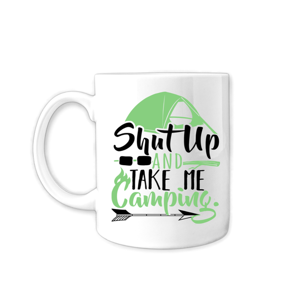 Camping Mug, Take Me Camping Coffee Cup, Ideal Gift Idea for Camping Outdoo