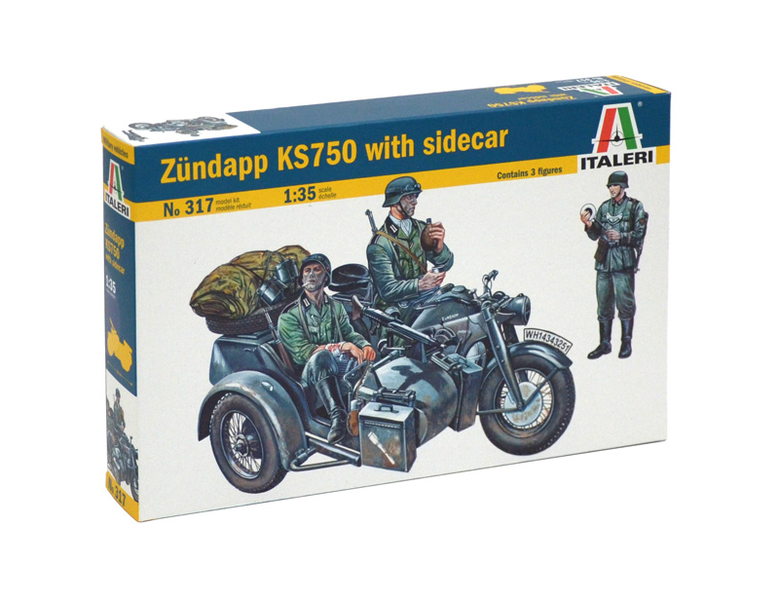 Zundapp KS750 with Sidecar Scale 1 : 35