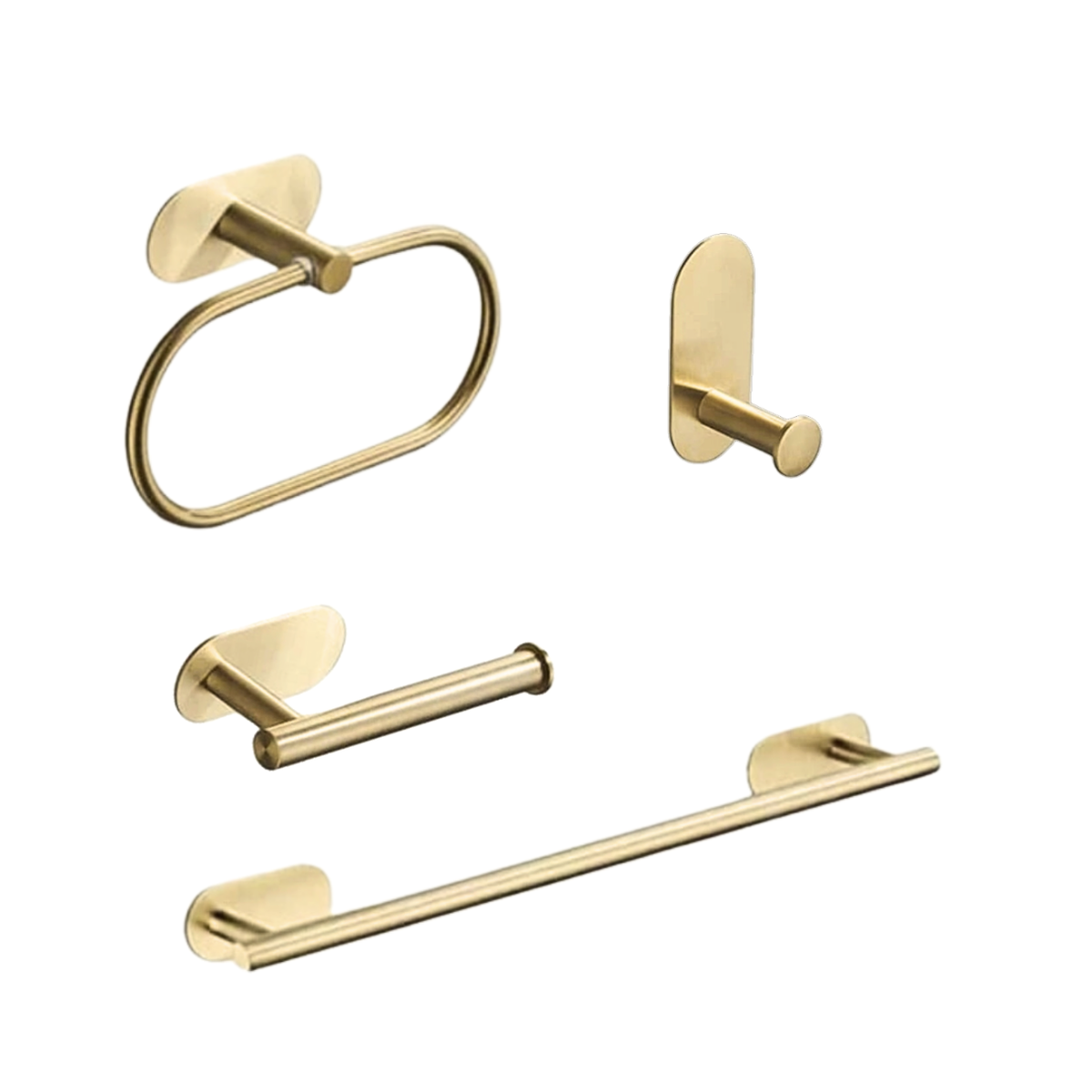 DIY 4-Piece Self-Adhesive Bathroom Accessory Set | Shop Today. Get it Tomorrow! | takealot.com