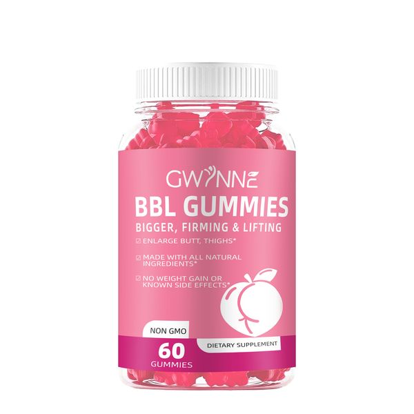 Gwynne BBL Gummies - Bigger,Firming and Lifting,60 Gummies