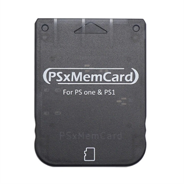 Psxmemcard PS1 Memory Card Save Game Data Black