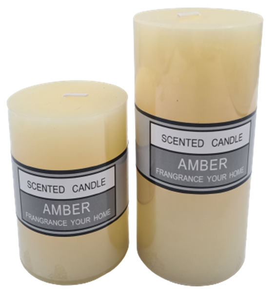 Homemade Scented Candles Set of 2 - White