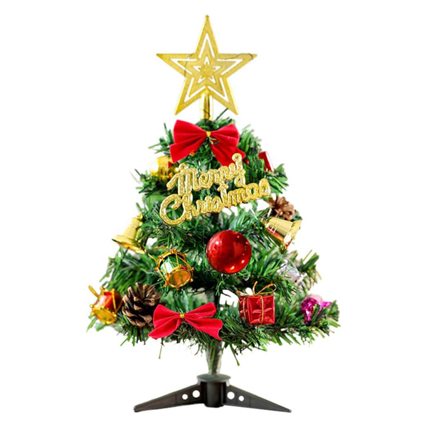 Beautiful Set 30cm Christmas Package Artificial Christmas Tree with Decor