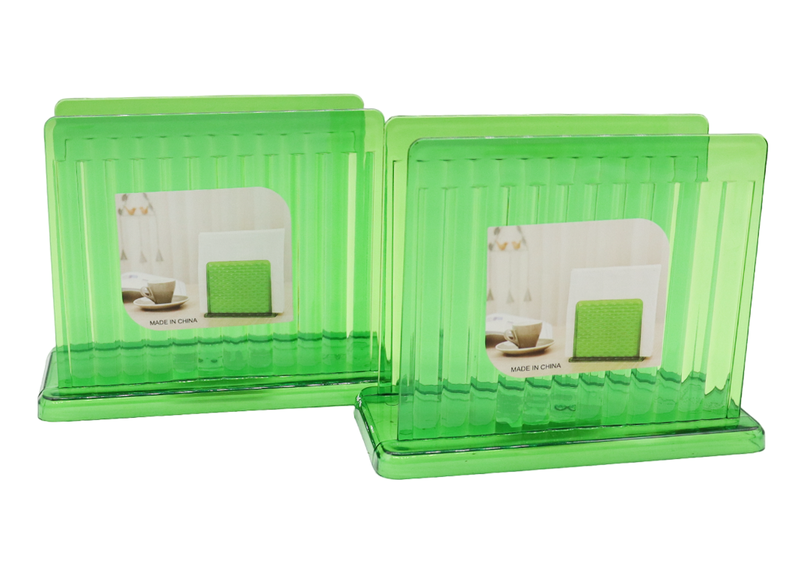 Set of 2 Serviette Holders - Perspex Serviette Display