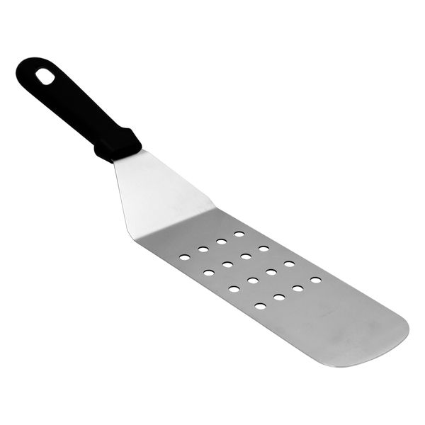 Regent Long Turner Perforated S/Steel With Black PP Handle 37X7.2X9cm