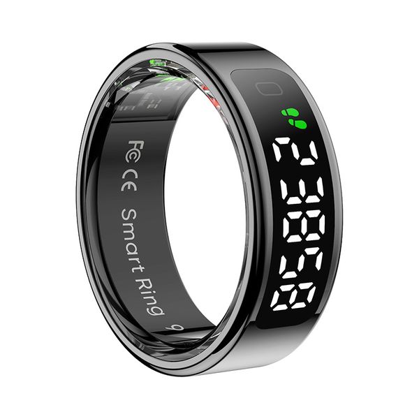 ZELTRYN Smart Ring with Display Wireless Charging and Gesture Control