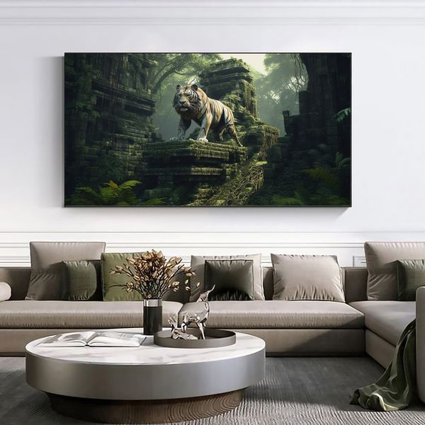 Canvas Wall Decor - Mystical Tiger - 0260