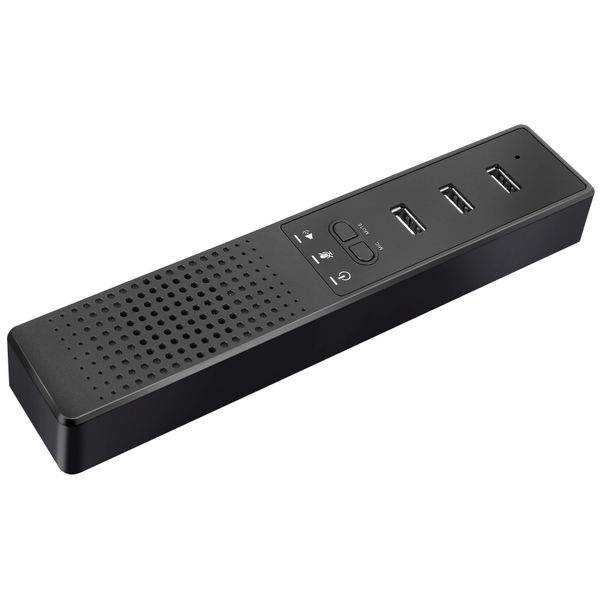 3 in 1 Computer Speakers with Mic &amp; Hubs Usb Pc for Video Conference