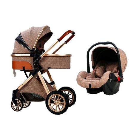 Multi Functional 3 in 1 High Pram Light Folding Baby Stroller