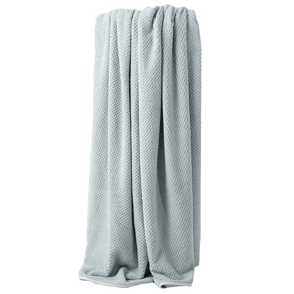 Home Bathroom Coral Fleece Mint Green Super Soft Hand Towel 2 Piece - 70 x 140cm